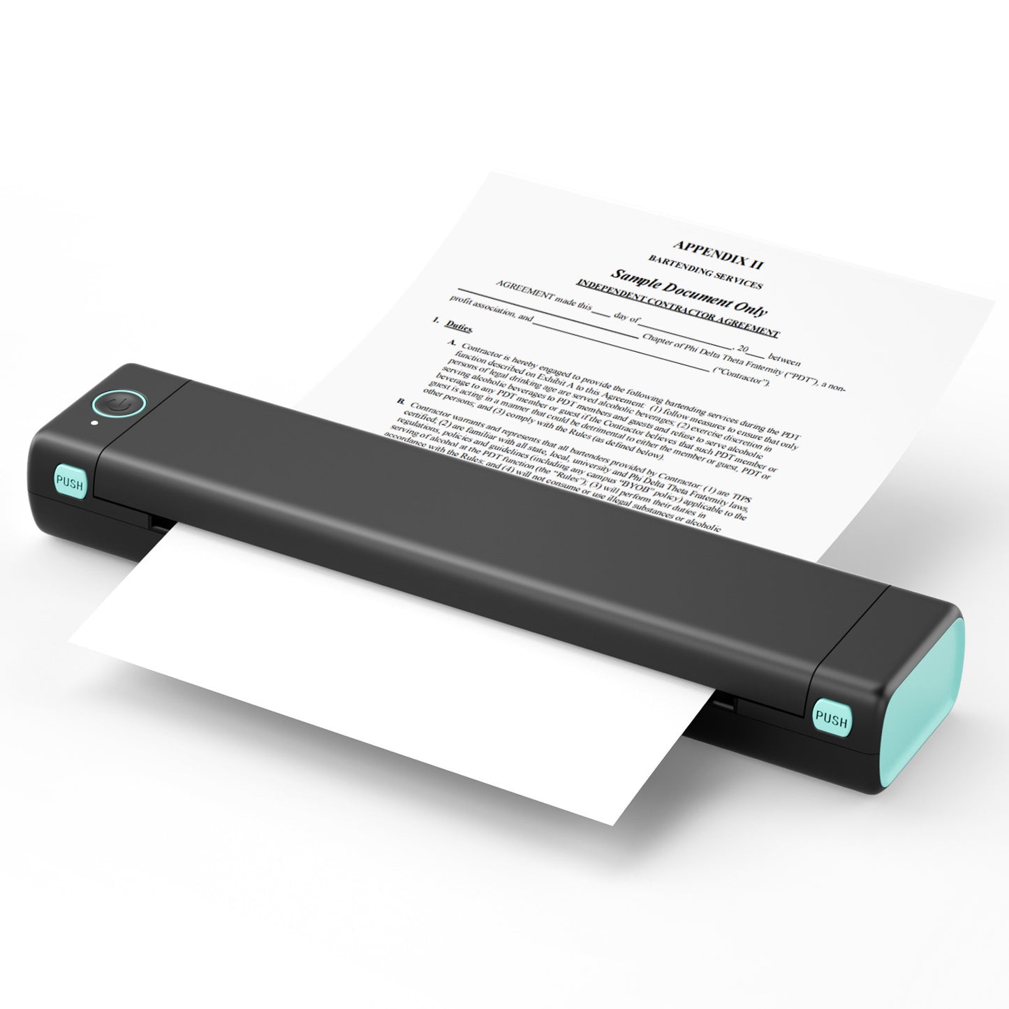 A4 Portable Printers Wireless for Travel Bluetooth-Compatible Thermal Printer, Suitable for Mobile Office,Support Tattoo Paper Phomemo M08F