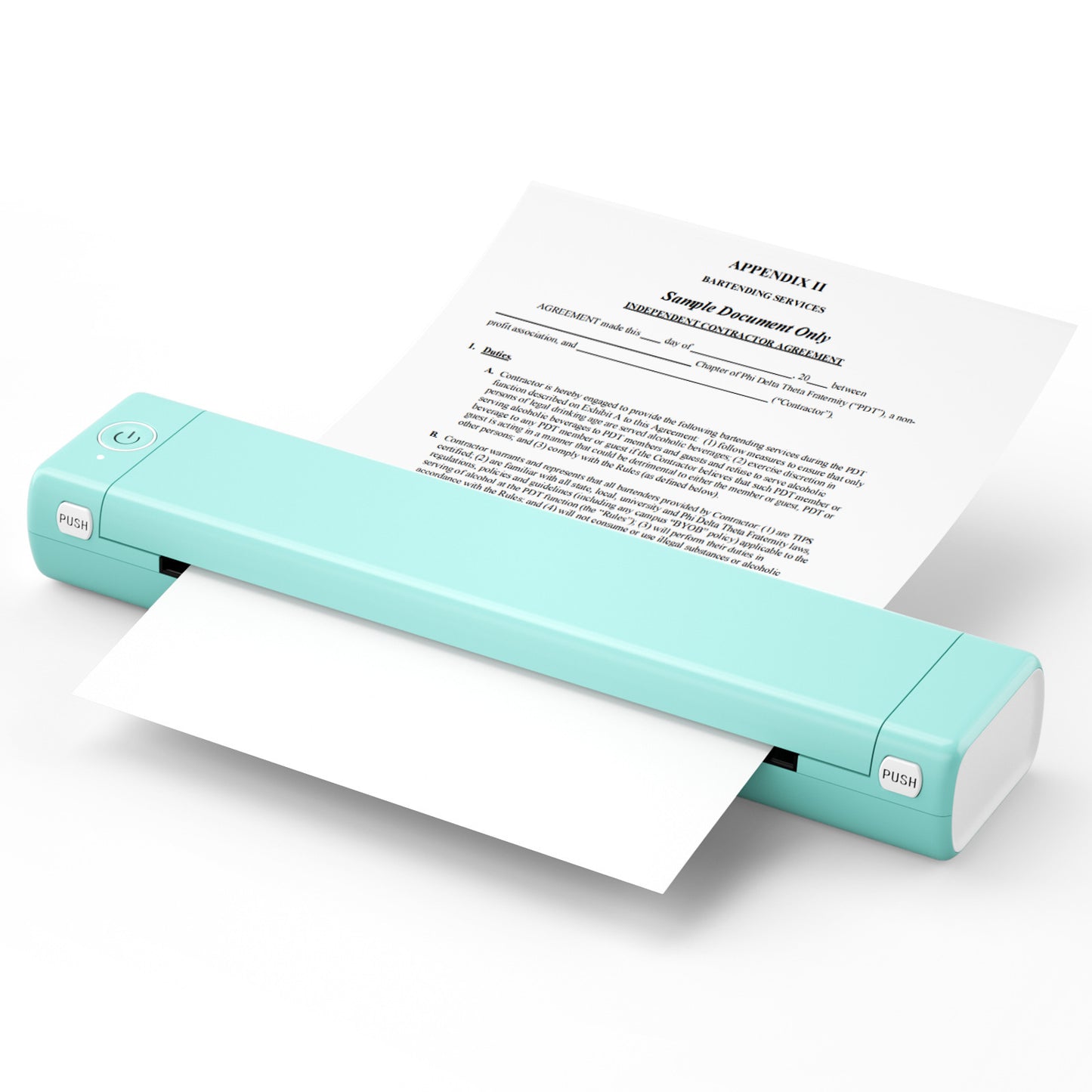 A4 Portable Printers Wireless for Travel Bluetooth-Compatible Thermal Printer, Suitable for Mobile Office,Support Tattoo Paper Phomemo M08F