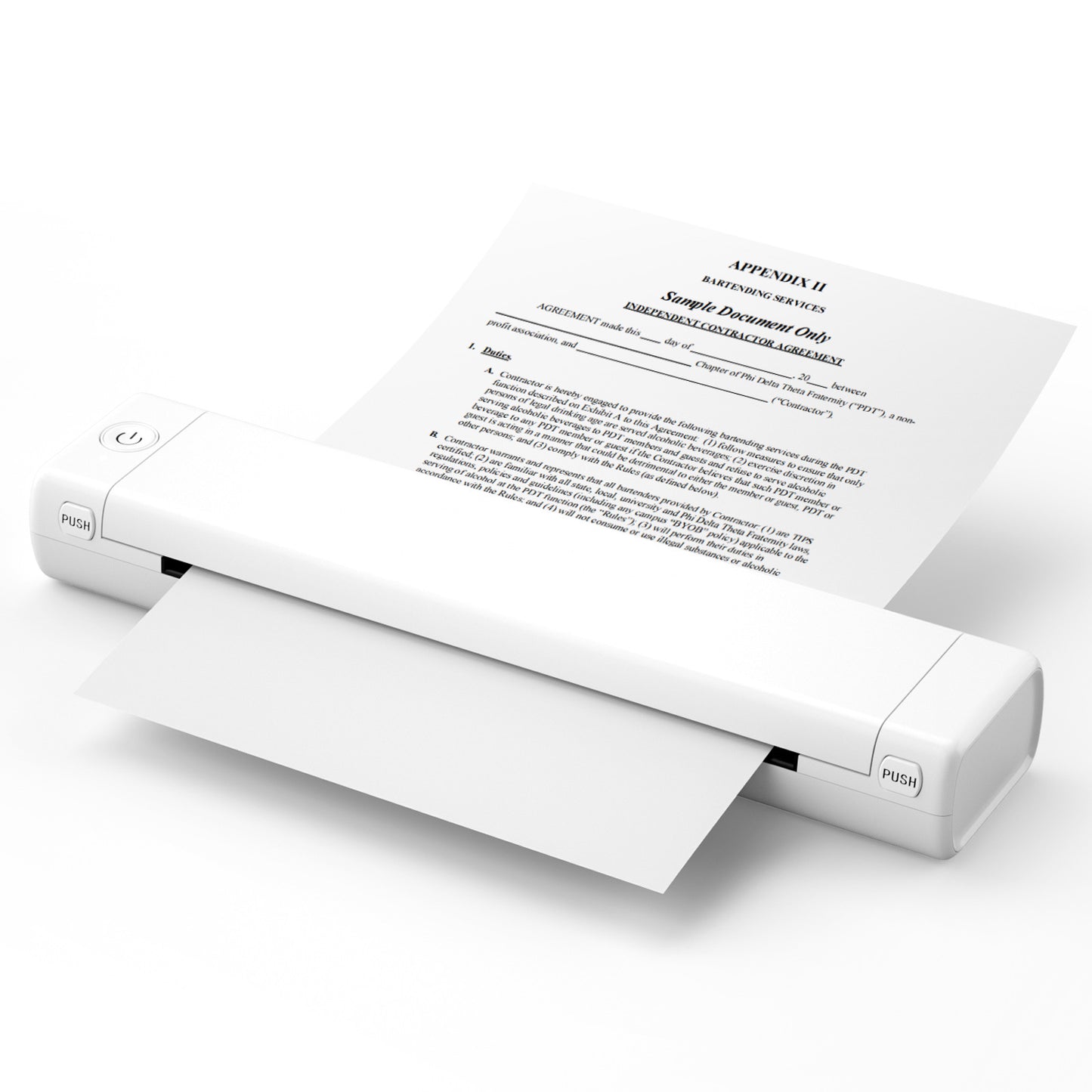 A4 Portable Printers Wireless for Travel Bluetooth-Compatible Thermal Printer, Suitable for Mobile Office,Support Tattoo Paper Phomemo M08F