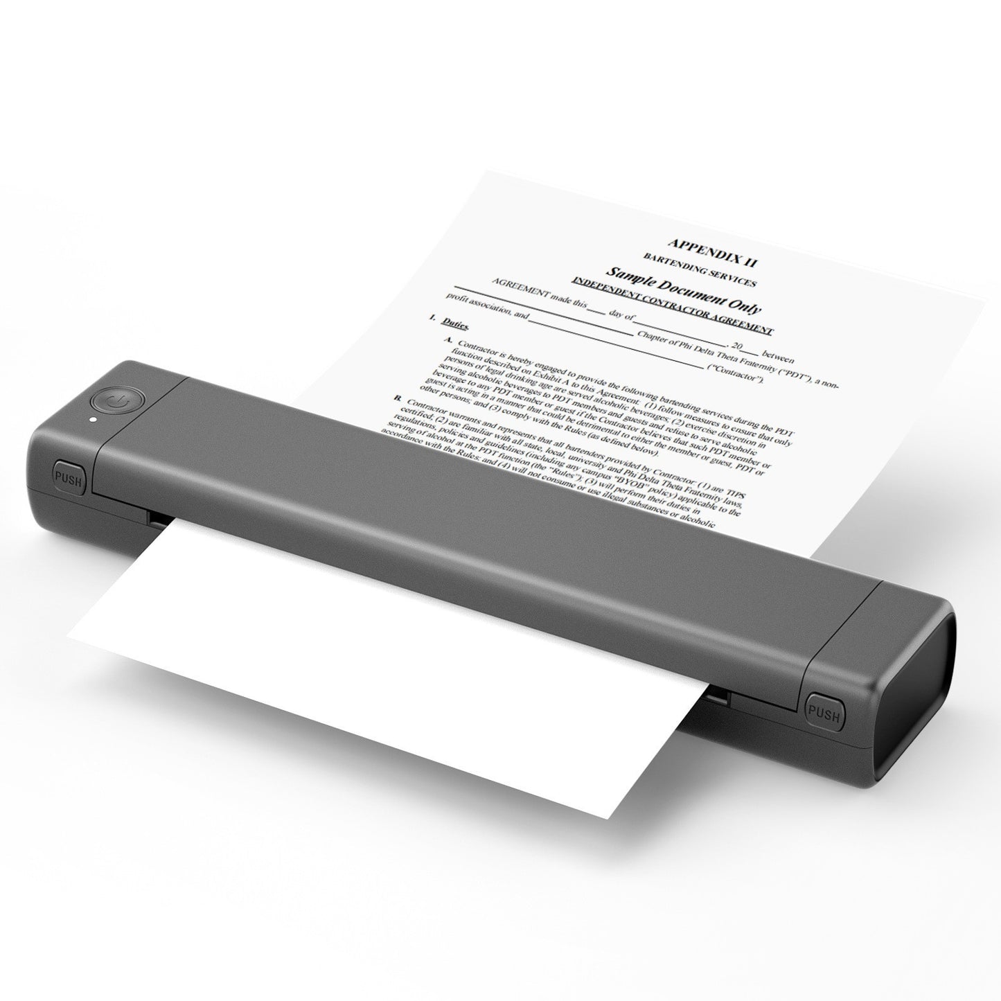 A4 Portable Printers Wireless for Travel Bluetooth-Compatible Thermal Printer, Suitable for Mobile Office,Support Tattoo Paper Phomemo M08F