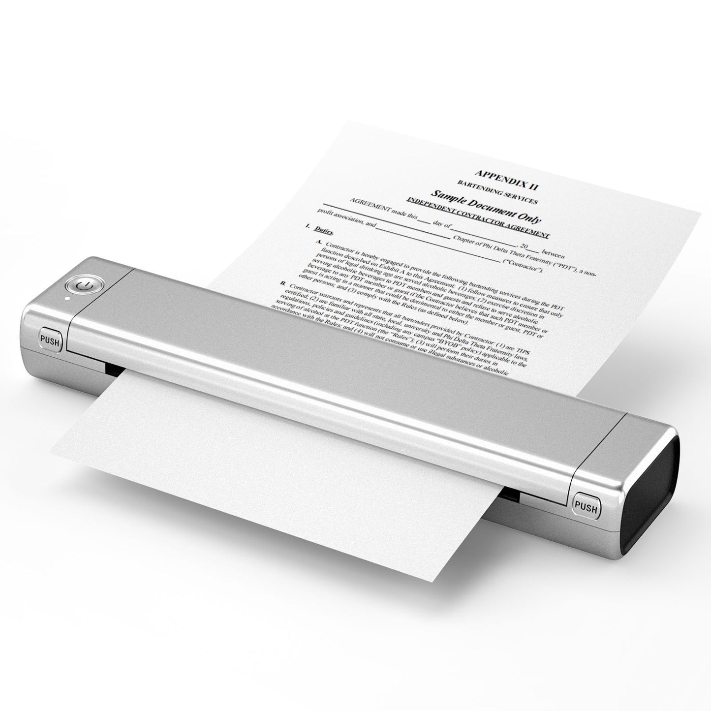 A4 Portable Printers Wireless for Travel Bluetooth-Compatible Thermal Printer, Suitable for Mobile Office,Support Tattoo Paper Phomemo M08F
